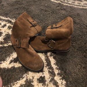 Paul Green Nobu suede biker boots